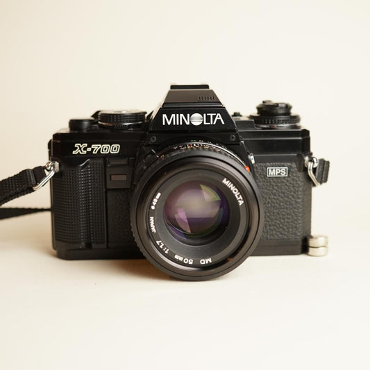 Minolta X-700 35mm SLR Film Camera | Tested & Working | Black