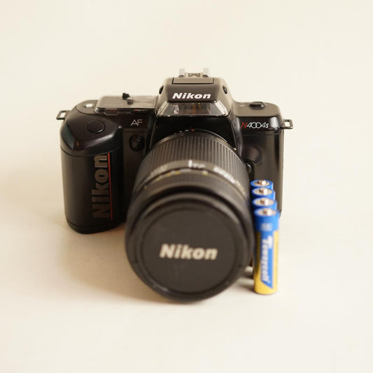 Nikon N4004s 35mm SLR Film Camera with 70–210mm f/4–5.6 Lens | Tested & Working | Black
