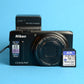 Nikon Coolpix S9400 Digital Camera | 18.1MP | Tested & Working | Black