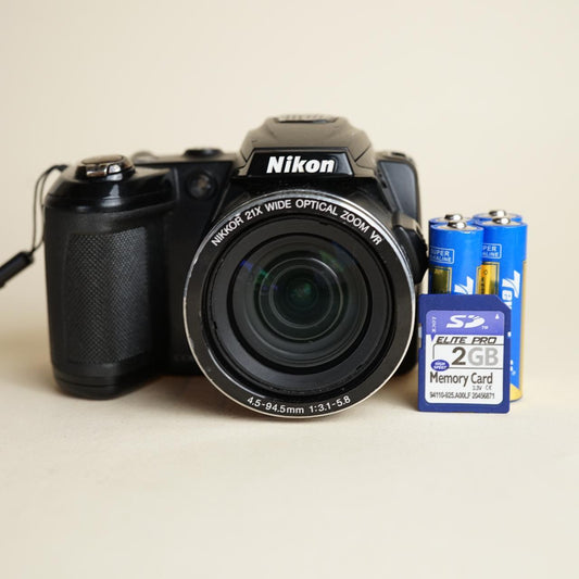 Nikon Coolpix L120 | 14MP Digital Camera | Test & Working | Black