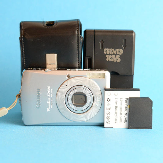 Canon PowerShot SD630 Digital Camera | 6MP | Tested & Working | Silver