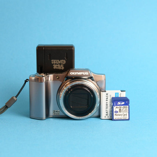 Olympus SZ-12 Digital Camera | 14MP | Tested & Working | Silver
