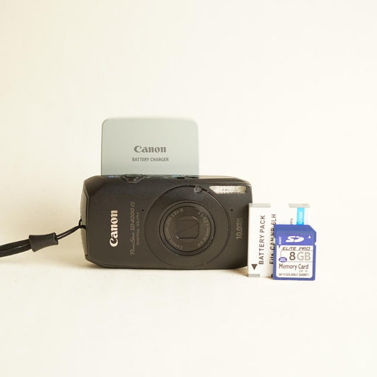 Canon PowerShot SD4000 IS Digital Camera | 10MP | Tested & Working | Black