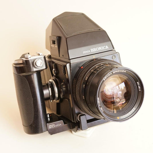 Zenza Bronica SQ-A Medium Format Film Camera | 6x6 SLR | Tested & Working | Black