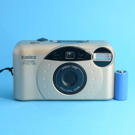 Konica Zoom FR735 | 35mm Film Camera | Point and Shoot | Tested & Working