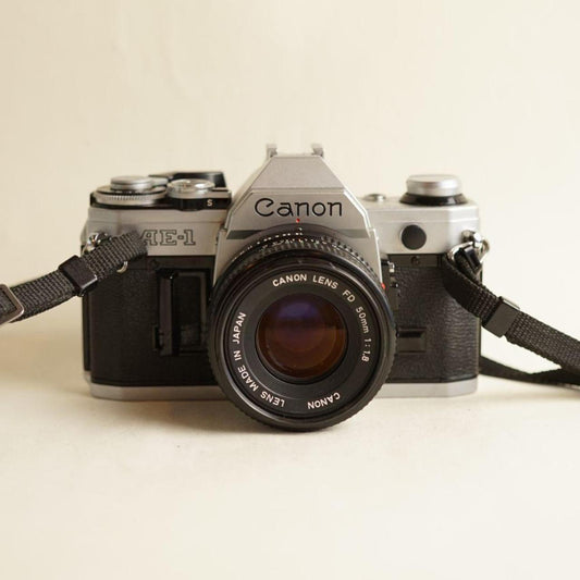 Canon AE-1 Film Camera | 35mm SLR | Tested & Working | Black