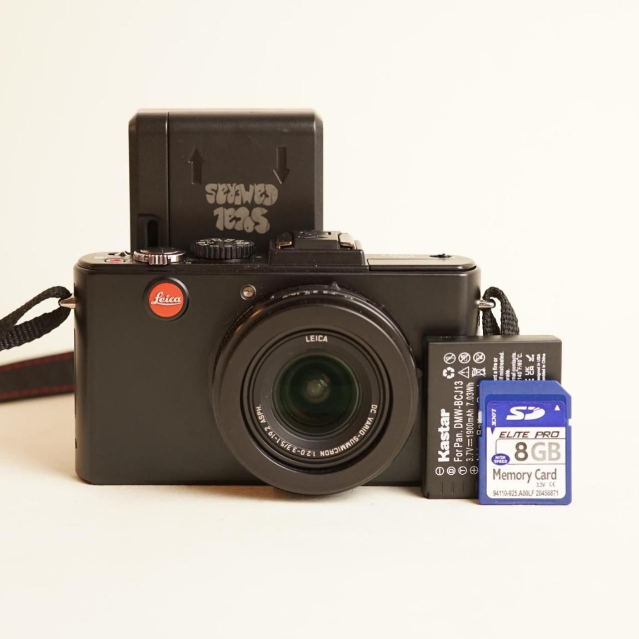 Leica D-Lux 5 W/ EVF-1 Viewfinder Digital Camera | 10MP | Tested & Working | Black