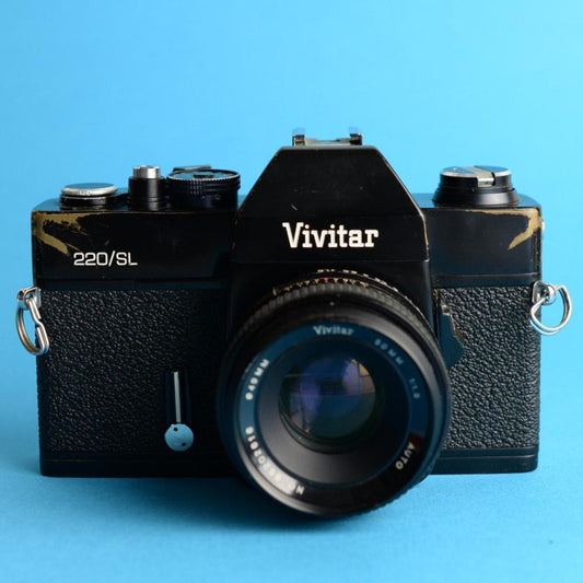 Vivitar 220/SL | 35mm SLR Film Camera | Black