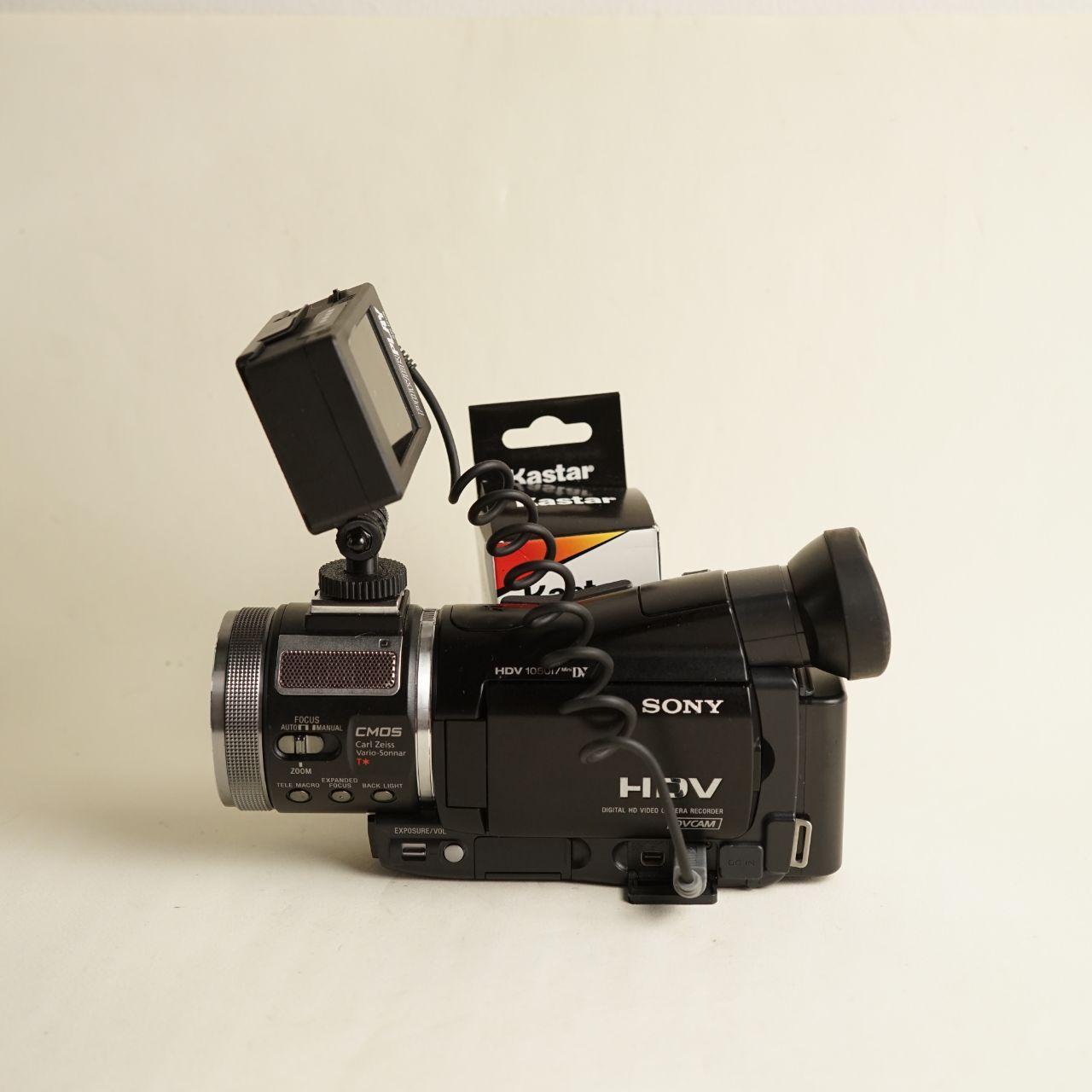 Sony Handycam HVR-A1J Camcorder with Tapeless Setup | Tested & Working | Black