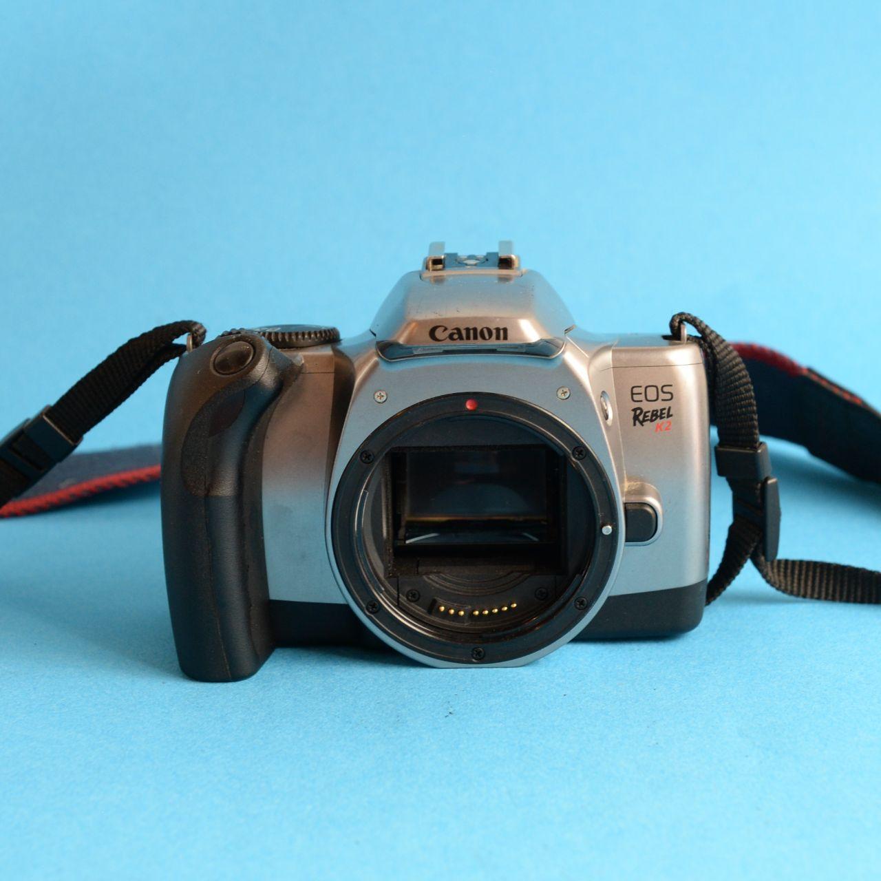 Canon EOS Rebel K2 Film Camera | 35mm SLR | Tested & Working | Silver