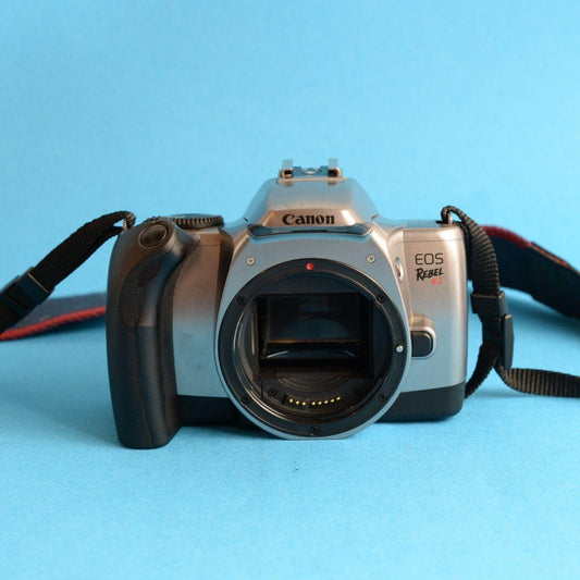 Canon EOS Rebel K2 Film Camera | 35mm SLR | Tested & Working | Silver