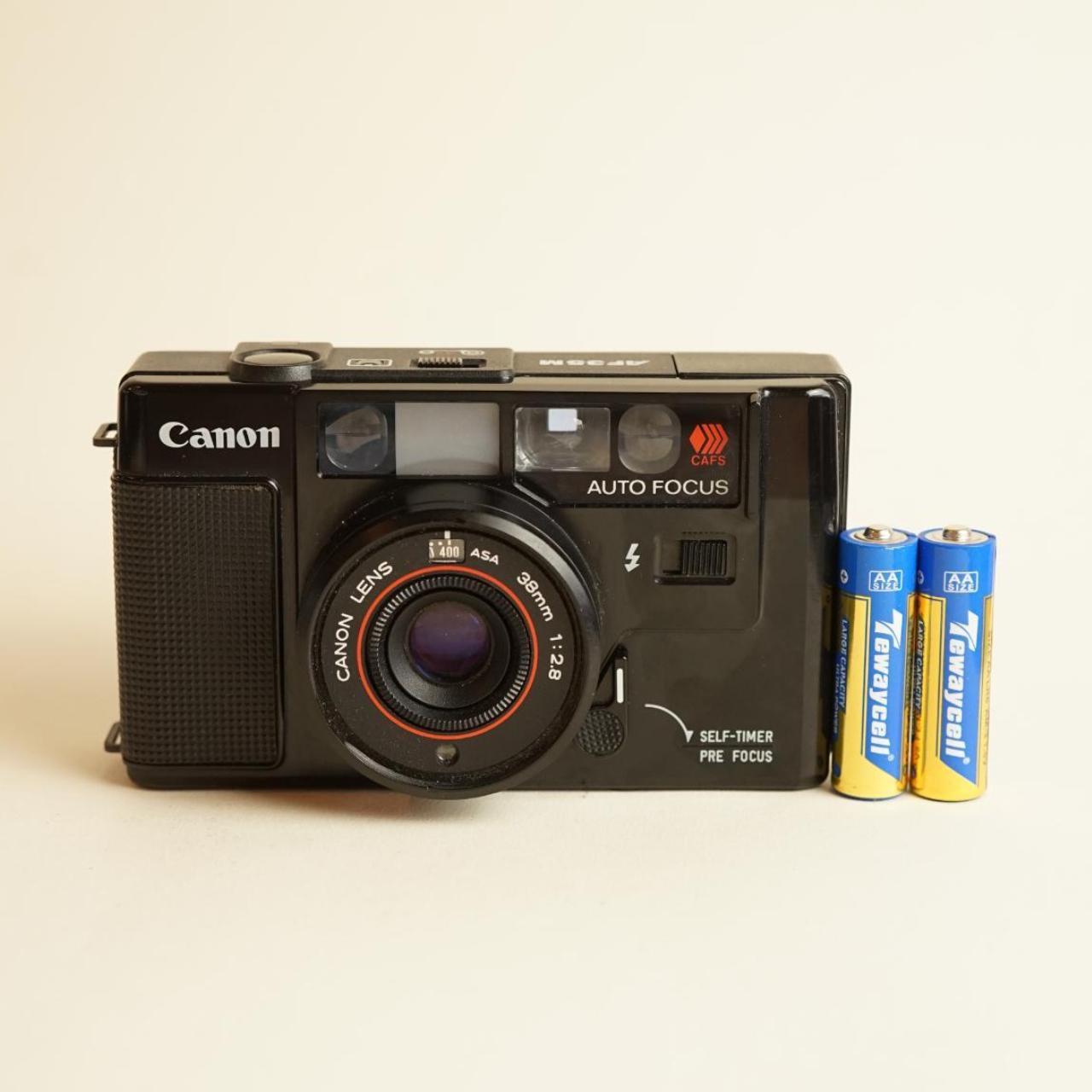 Canon AF35M Film Camera | 35mm Point & Shoot | Tested & Working | Black