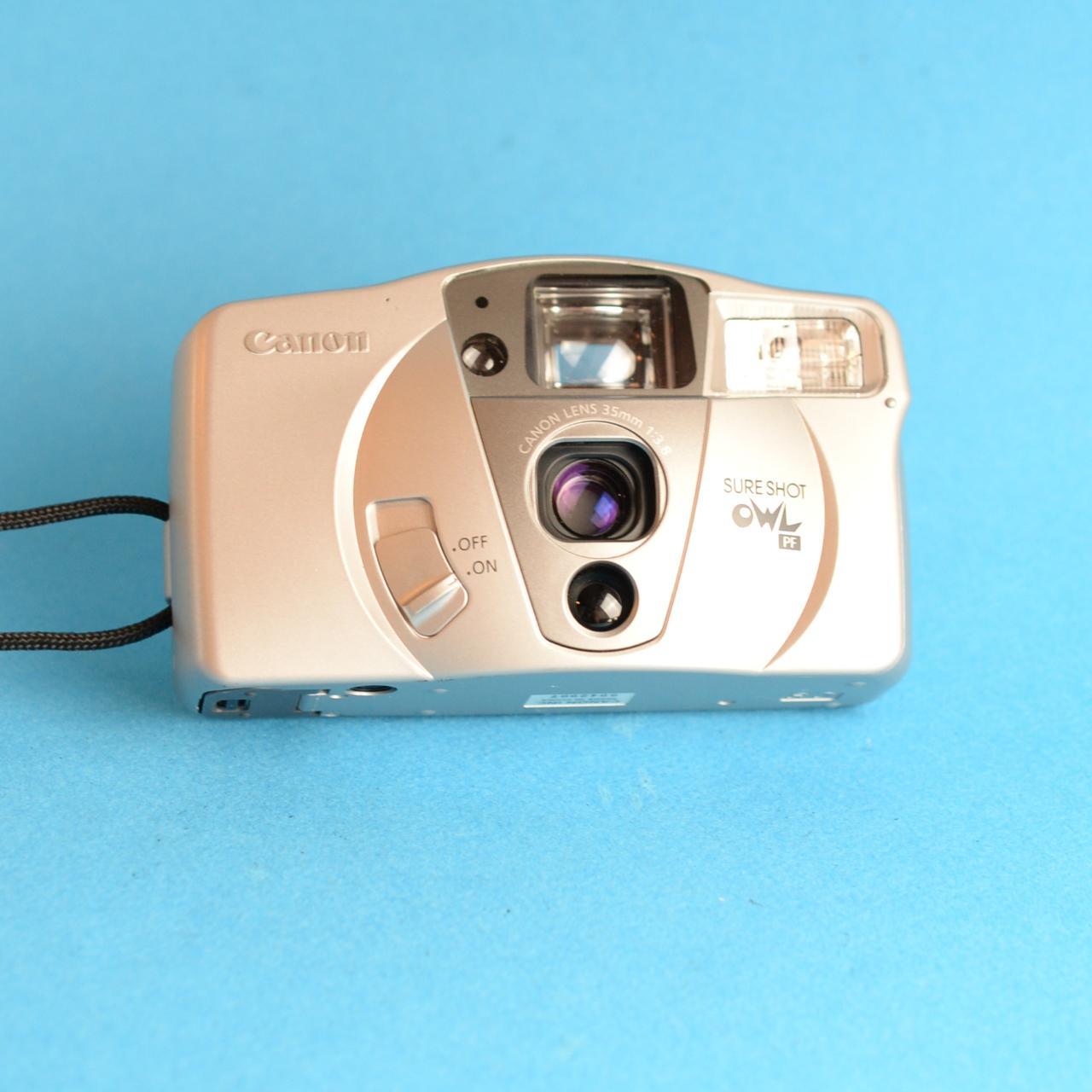 Canon SureShot Owl 35mm Film Camera | Point & Shoot | Tested & Working w/Warranty | Silver