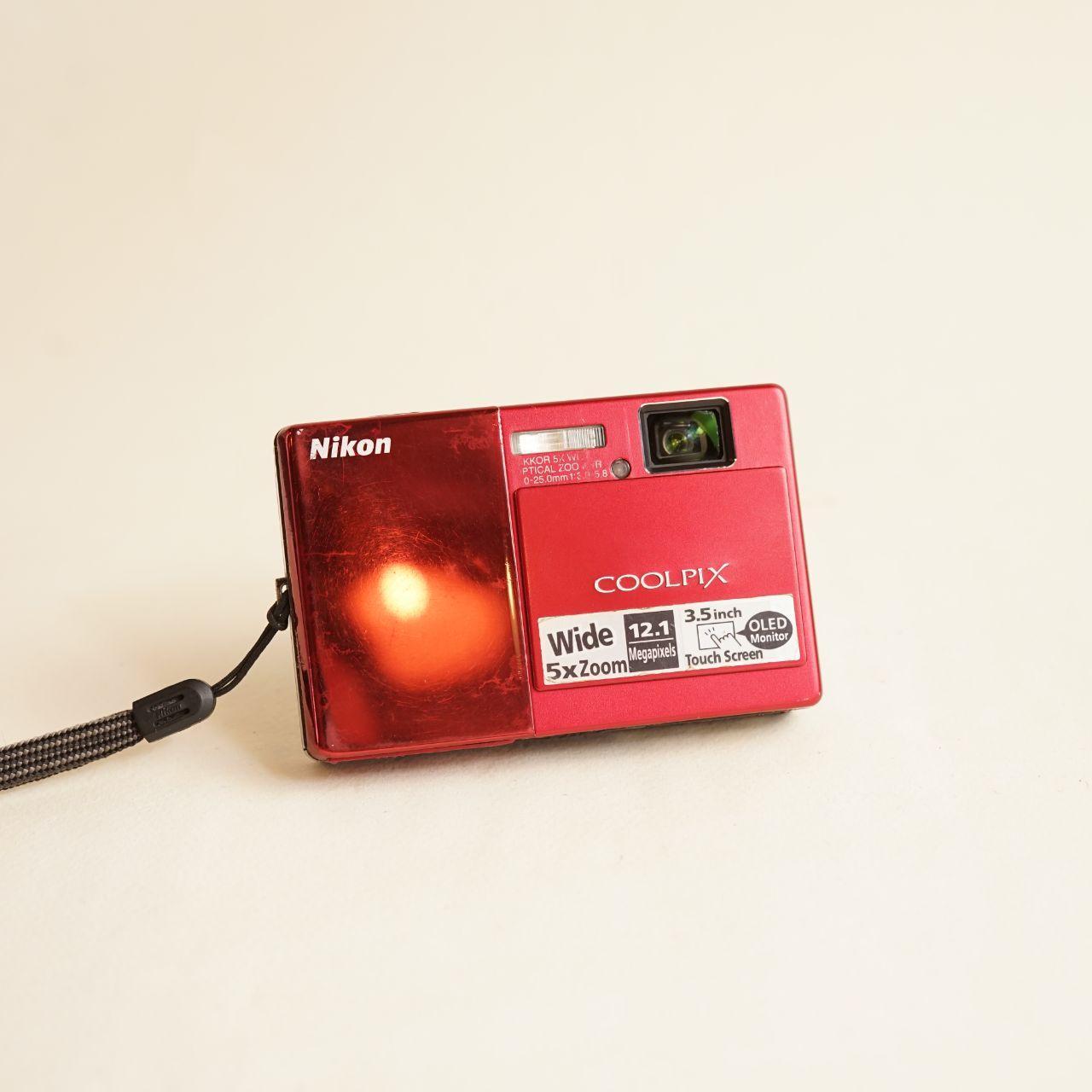 Nikon Coolpix S70 Digital Camera | 12.1MP | Tested & Working | Red