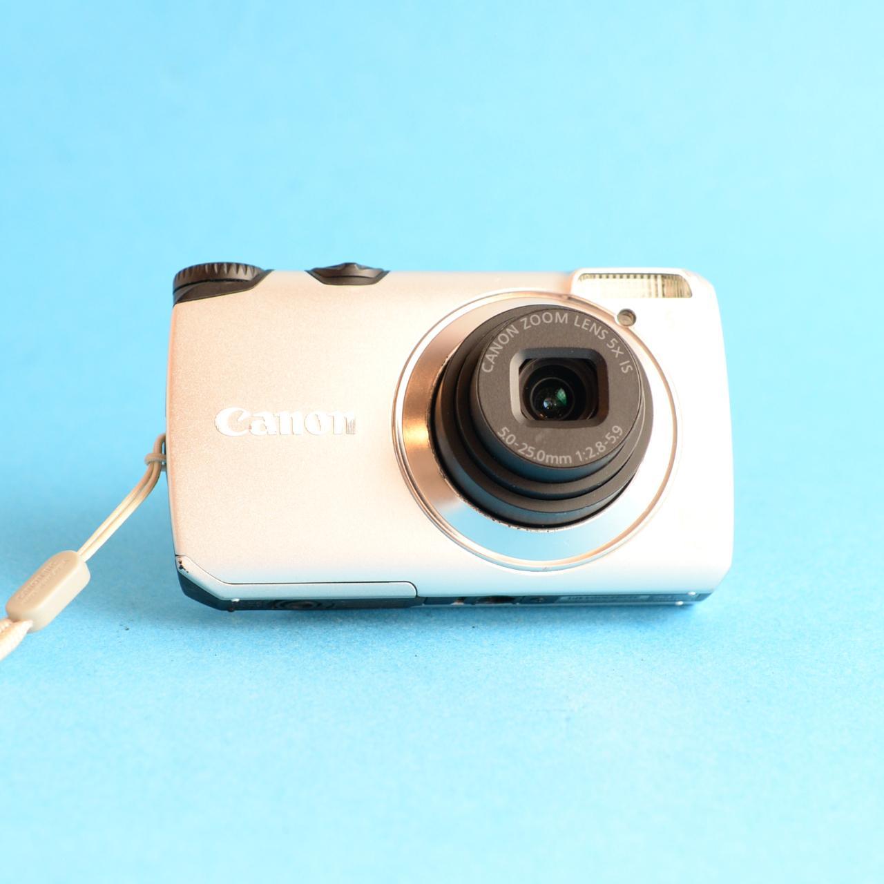 Canon PowerShot A3300 IS Digital Camera | 16MP | Tested & Working | Silver