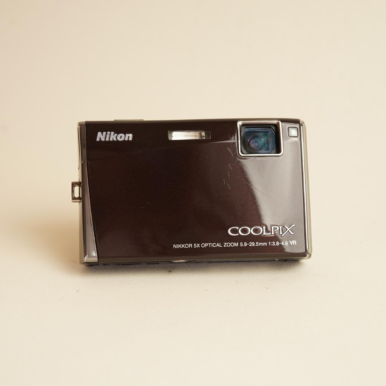 Nikon Coolpix S60 Digital Camera | 10MP | Tested & Working | Brown