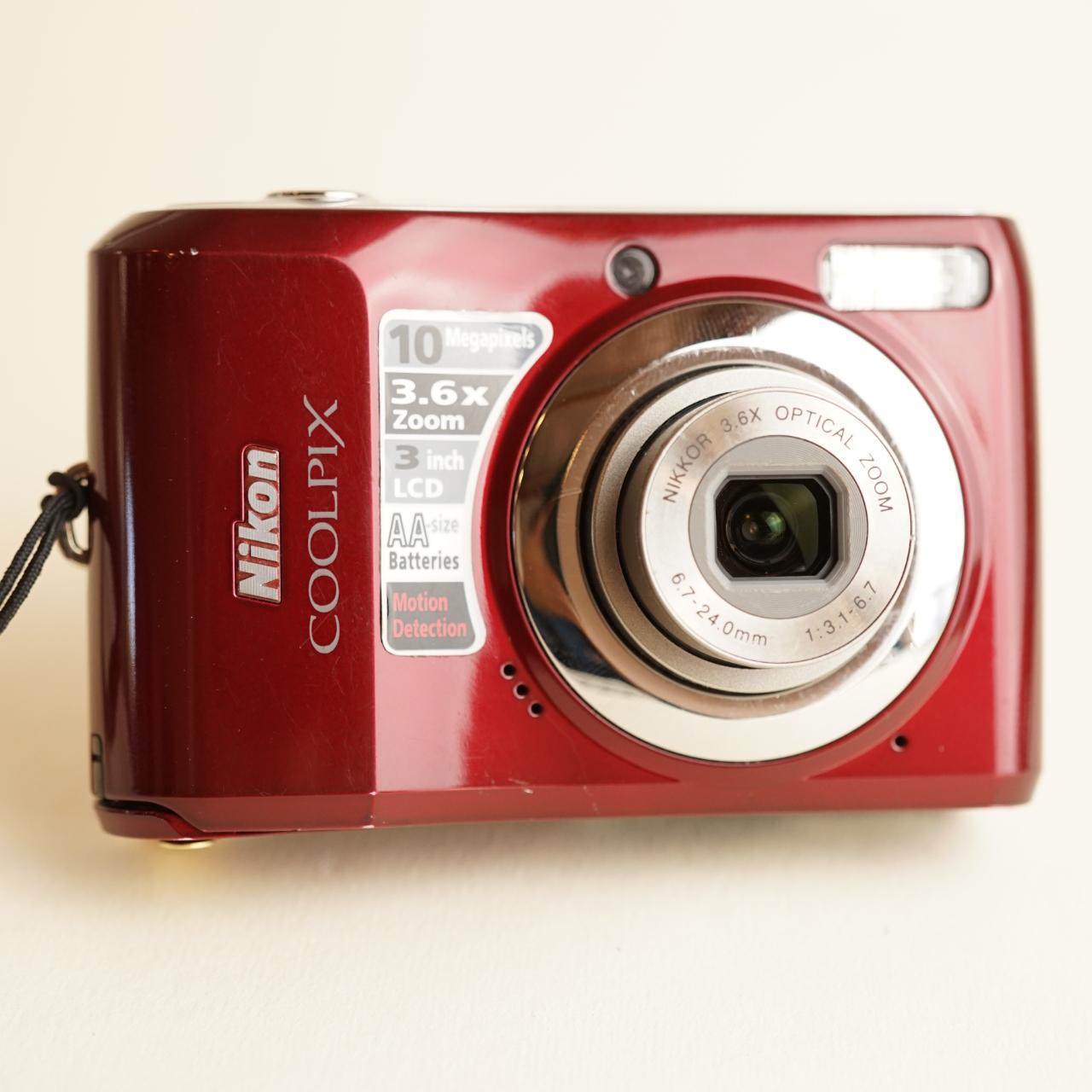 Nikon Coolpix L20 Digital Camera | 10MP | Tested & Working | Red