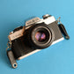 Minolta XG-M Film Camera | 35mm SLR | Tested & Working | Silver & Black