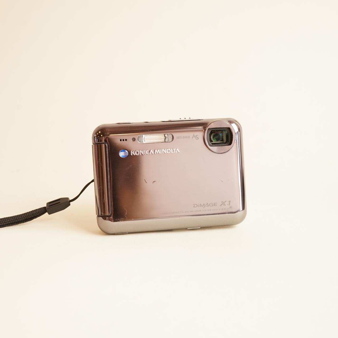 Konica Minolta DiMAGE X1 Digital Camera | 8MP | Tested & Working | Silver