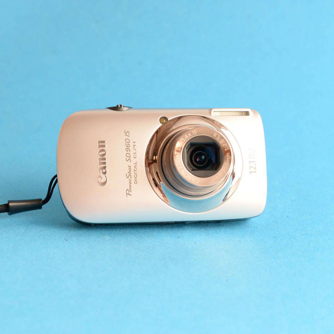 Canon PowerShot SD960 IS Digital Camera | 12MP | Tested & Working | Silver