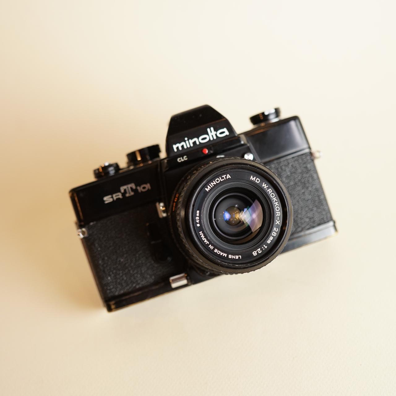 Minolta SRT101 | 35mm SLR Film Camera | FULL CLA | Black