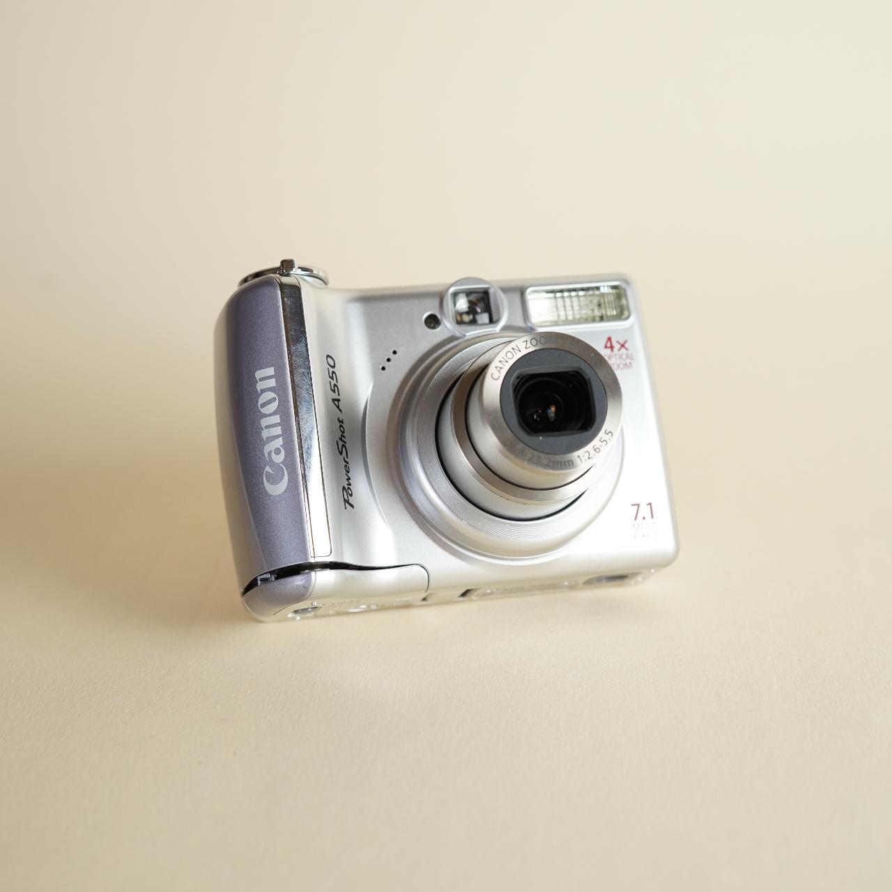 Canon PowerShot A550 | 7.1MP Digital camera | Silver | Tested & Working