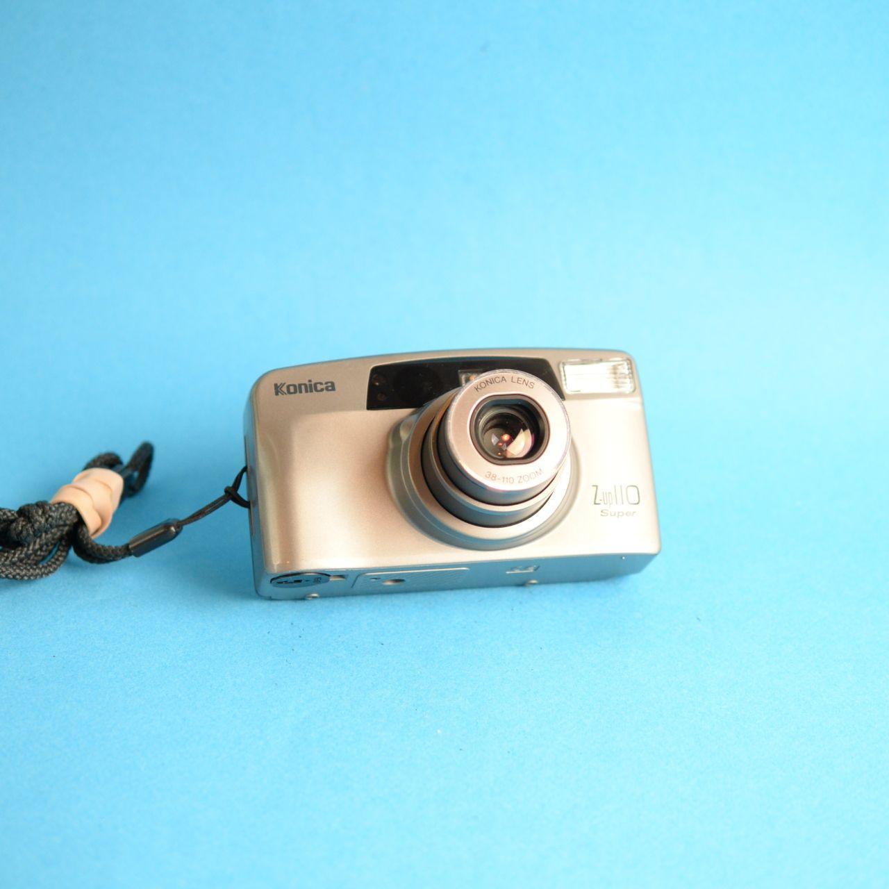 Konica Z-up 110 Super Film Camera | 35mm Point & Shoot | Tested & Working | Silver