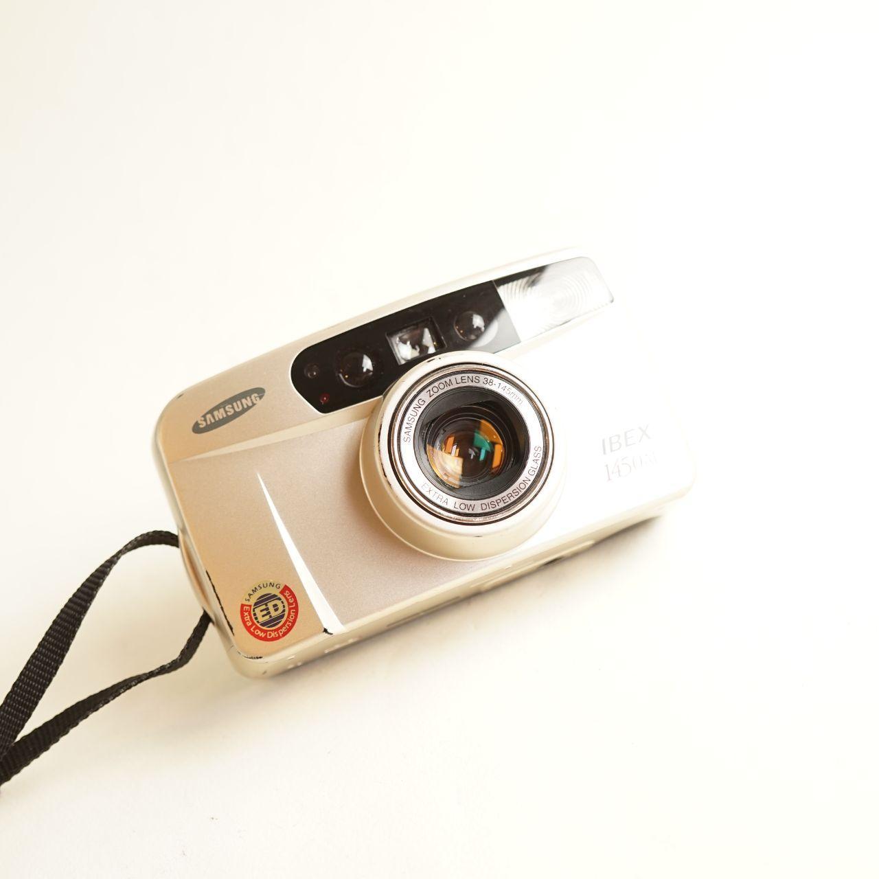 Samsung IBEX 1450 AF Film Camera | 35mm Point & Shoot | Tested & Working | Silver