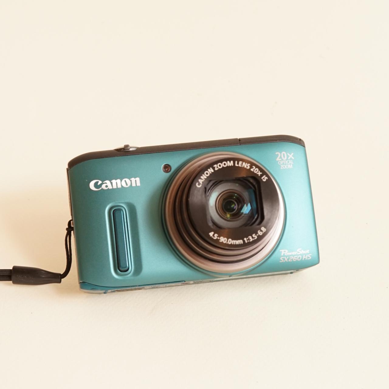 Canon PowerShot SX260 HS Digital Camera | 12.1MP | Tested & Working | Blue