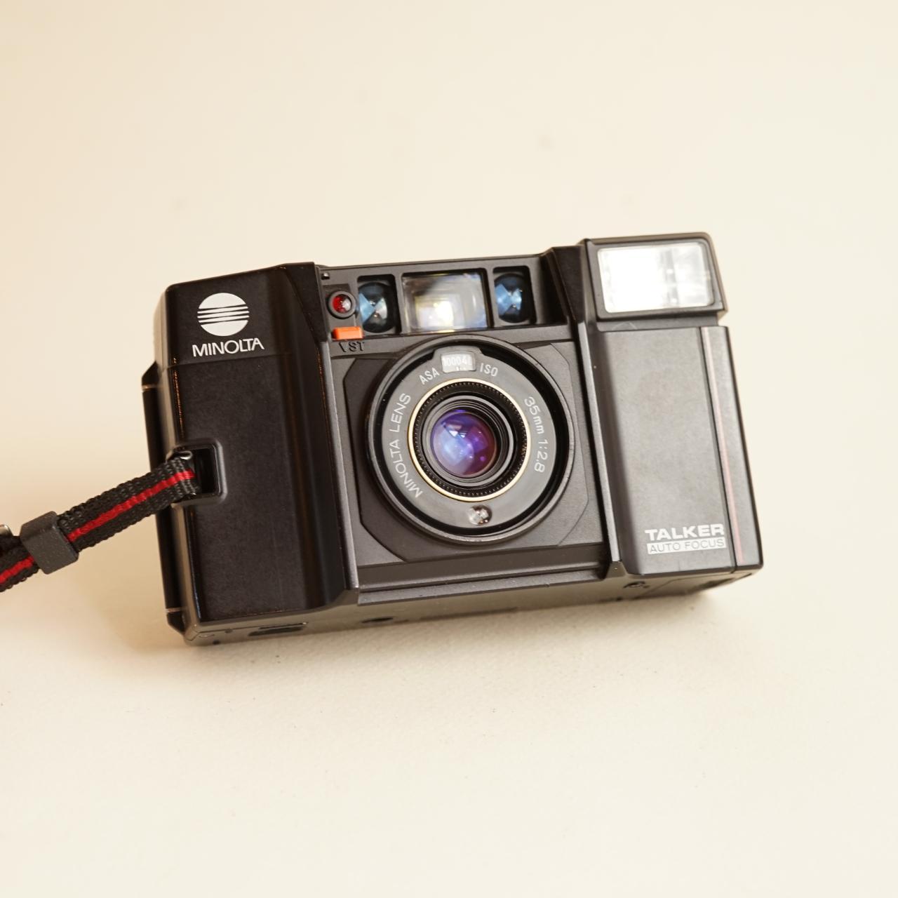 Minolta Talker Auto Focus | 35mm Film Camera | Tested & Working | Black