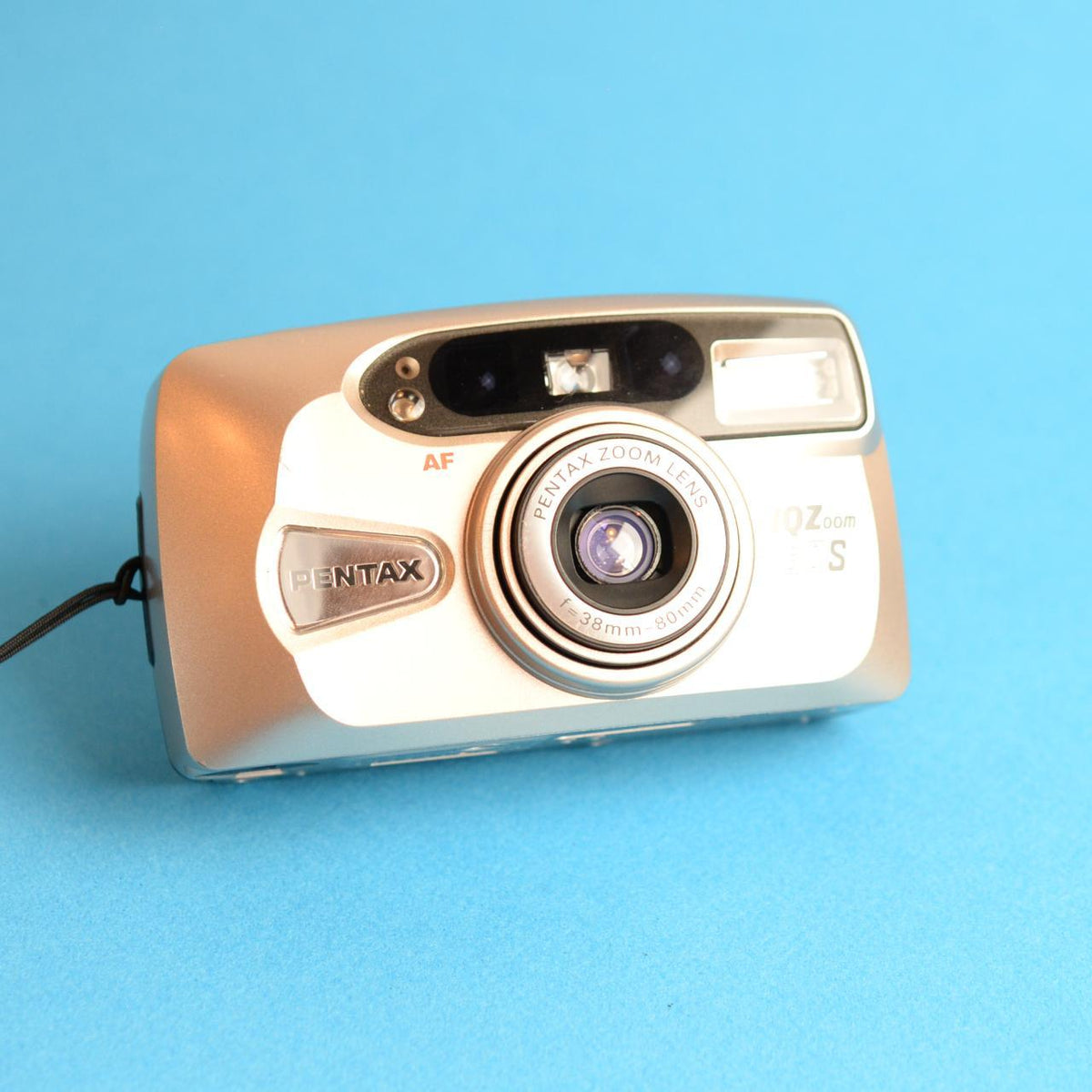 Pentax IQZoom 80S | 35mm Point & Shoot Film Camera | Tested & Working | Silver