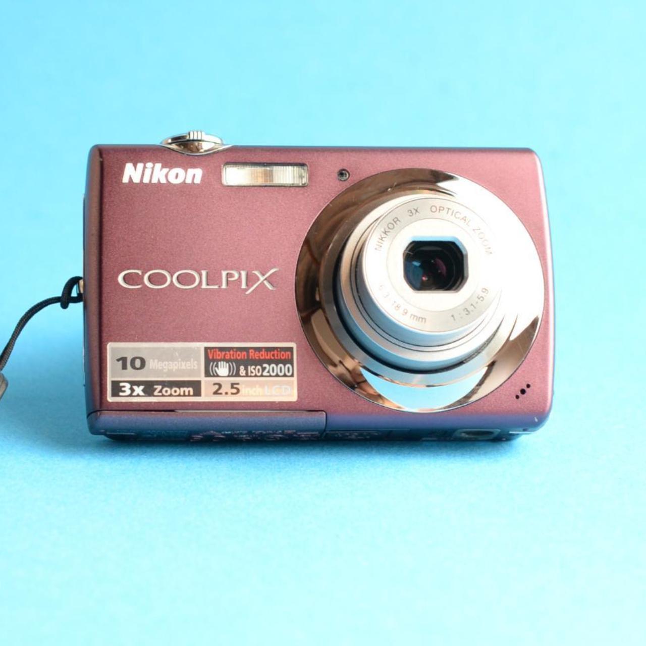 Nikon Coolpix S220 Digital Camera | 10MP | Test & Working | Maroon