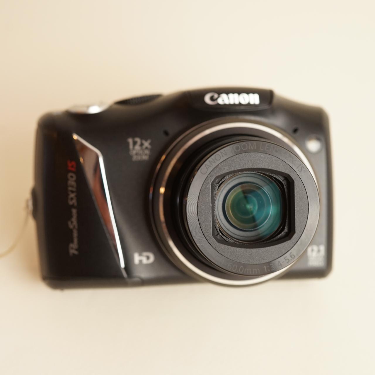 Canon PowerShot SX130 IS Digital Camera | 12.1MP | Tested & Working | Black
