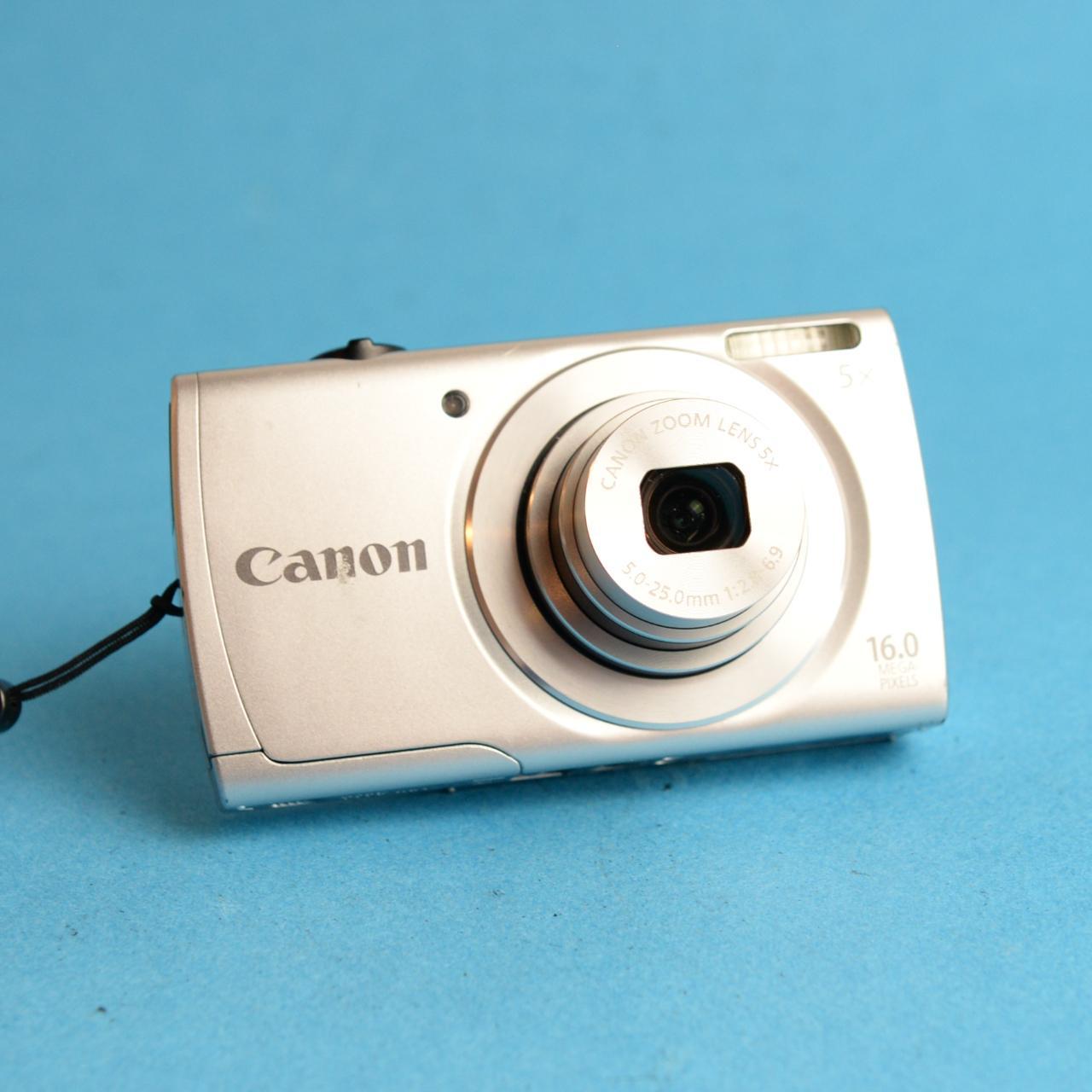 Canon PowerShot A2500 Digital Camera | 16MP | Tested & Working | Silver