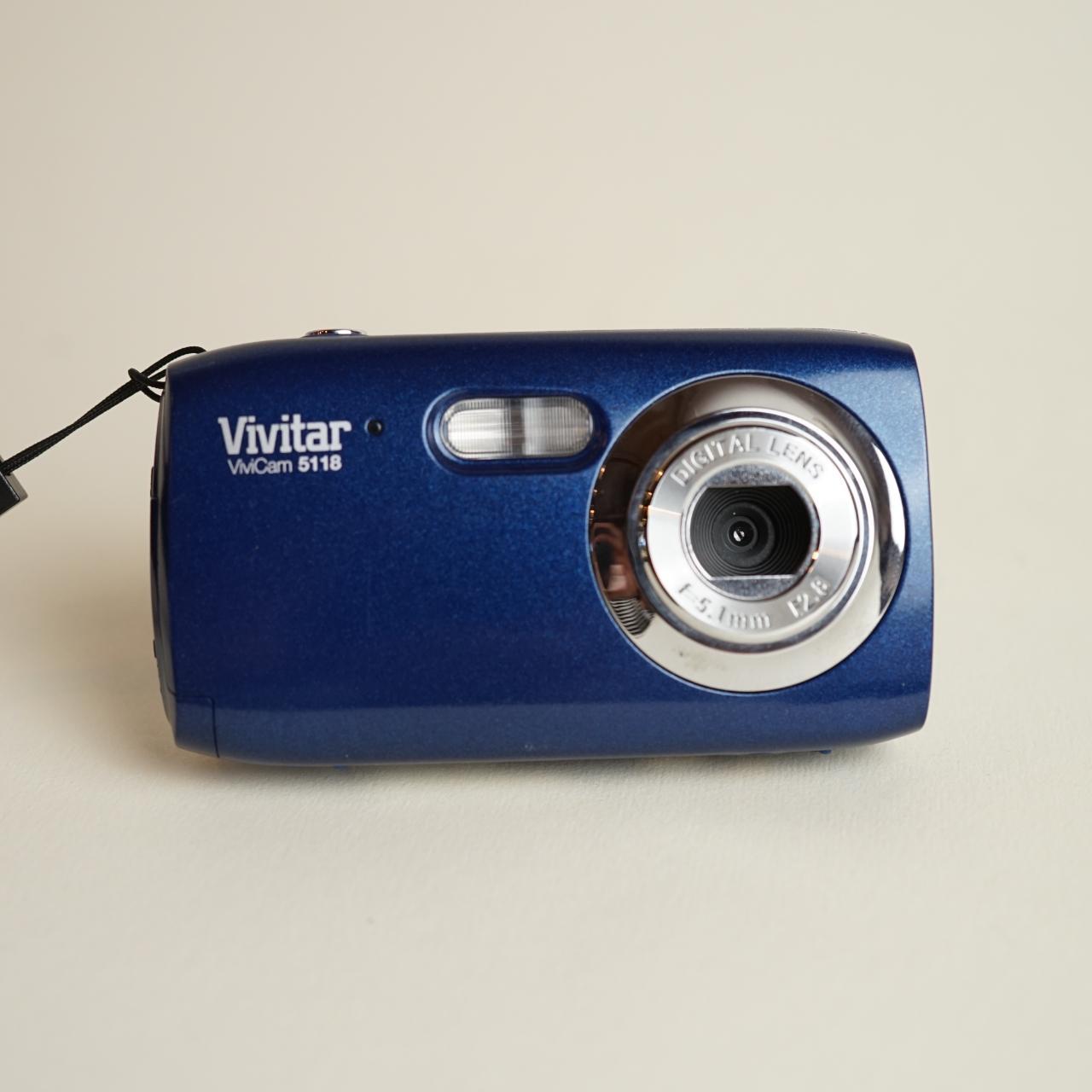 Vivitar ViviCam 5118 Digital Camera | 5.1MP | Test & Working | Blue