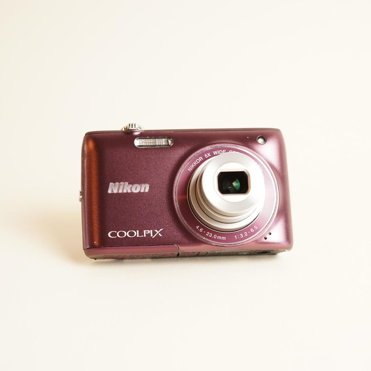 Nikon Coolpix S4100 Digital Camera | 14MP | Tested & Working | Maroon