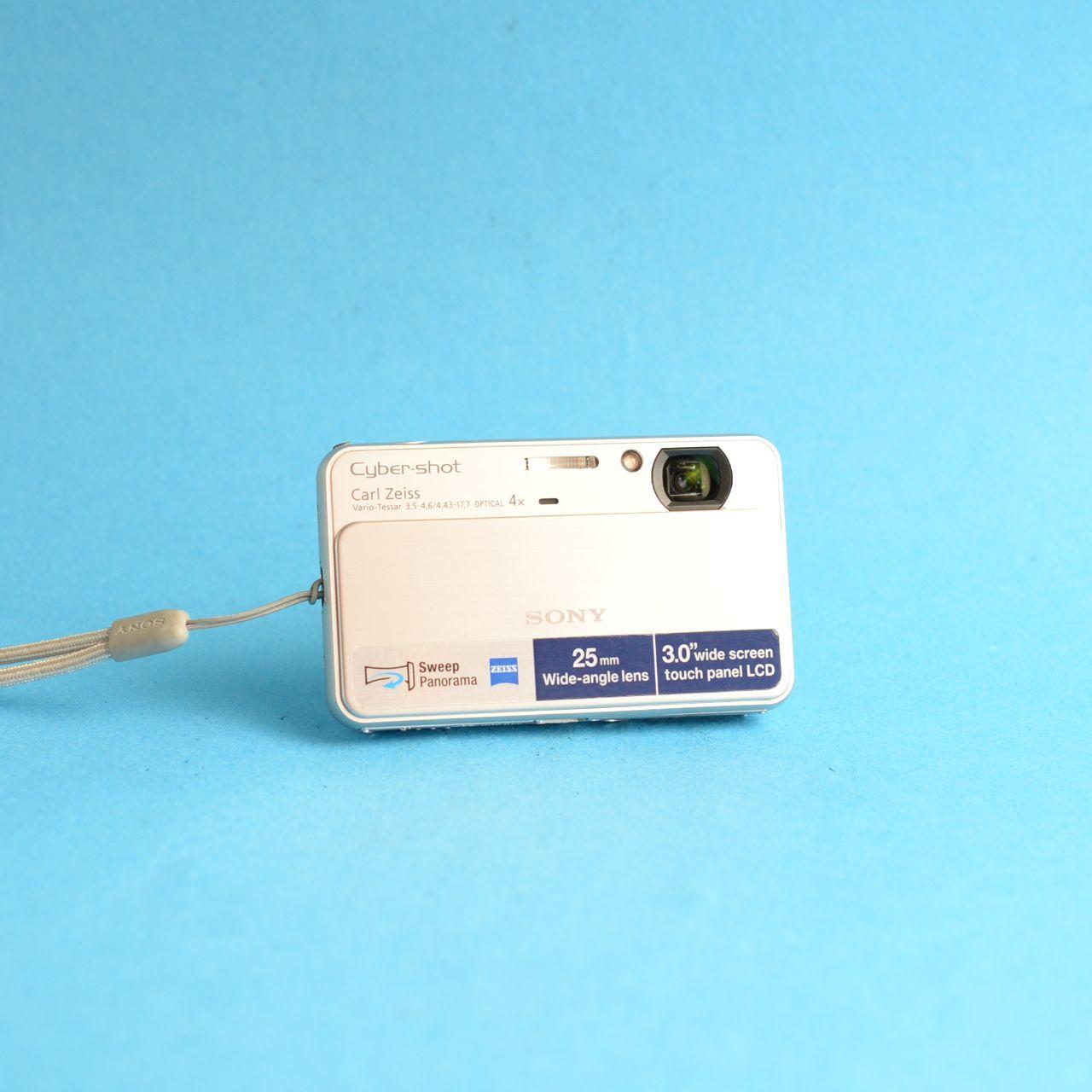 Sony CyberShot DSC-T99 Digital Camera | 14.1MP | Tested & Working | Silver