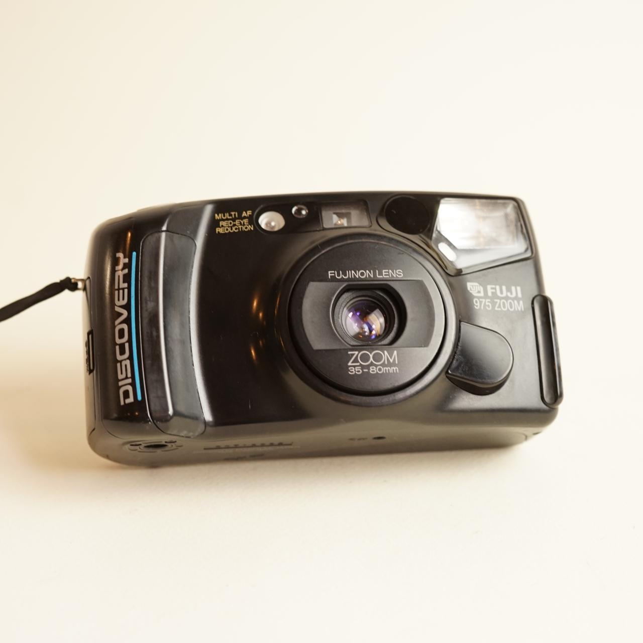 Fujifilm Discovery 975 Zoom Film Camera | 35mm Point & Shoot | Tested & Working | Black