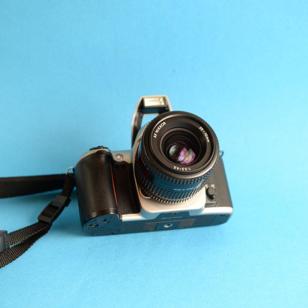 Nikon N65 Film Camera | 35mm SLR | Tested & Working | Silver & Black