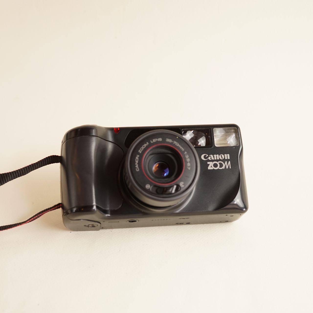 Canon SureShot Zoom Film Camera | 35mm Point &amp; Shoot | Tested & Working | Black
