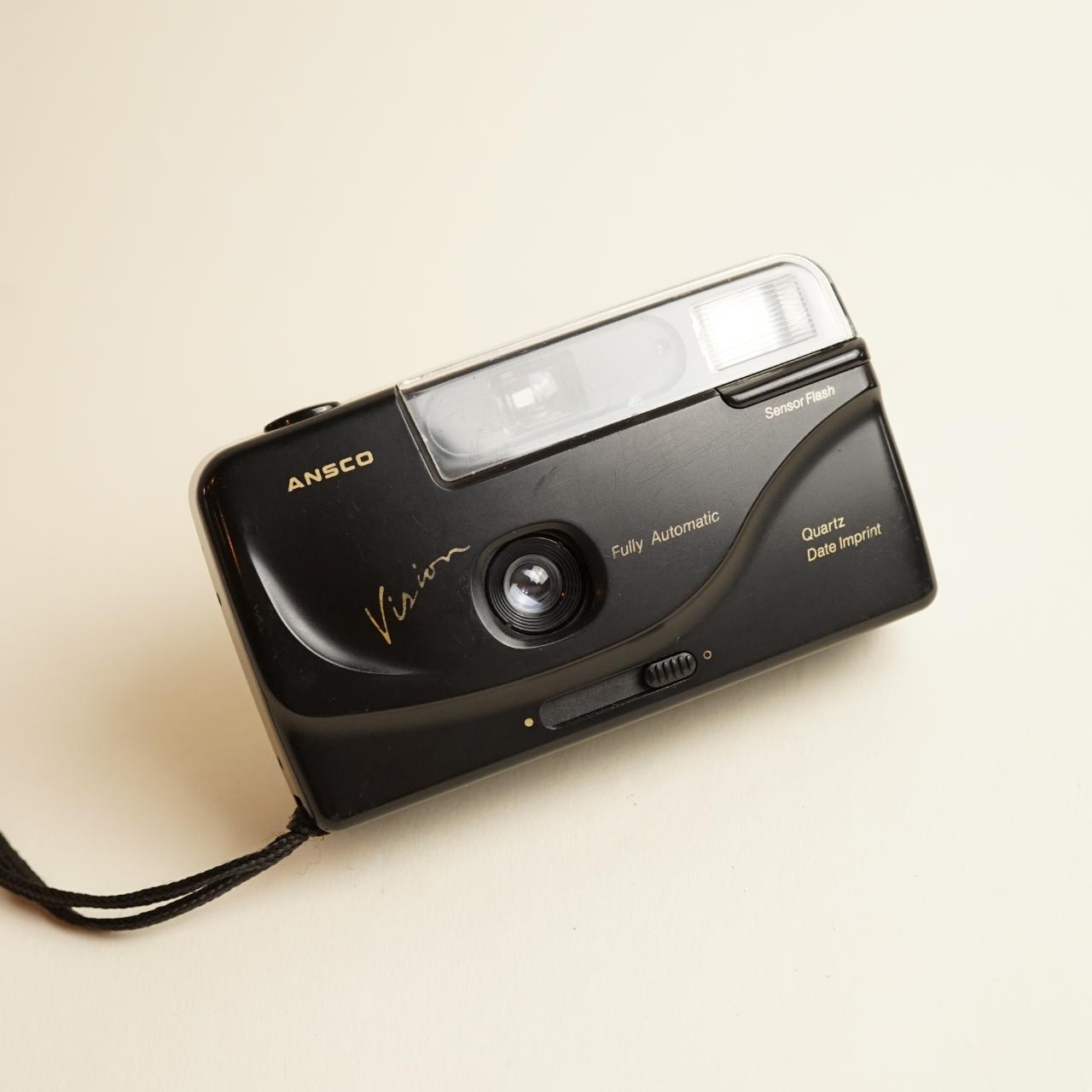 Ansco Vision Film Camera | 35mm Point & Shoot | Tested & Working | Black