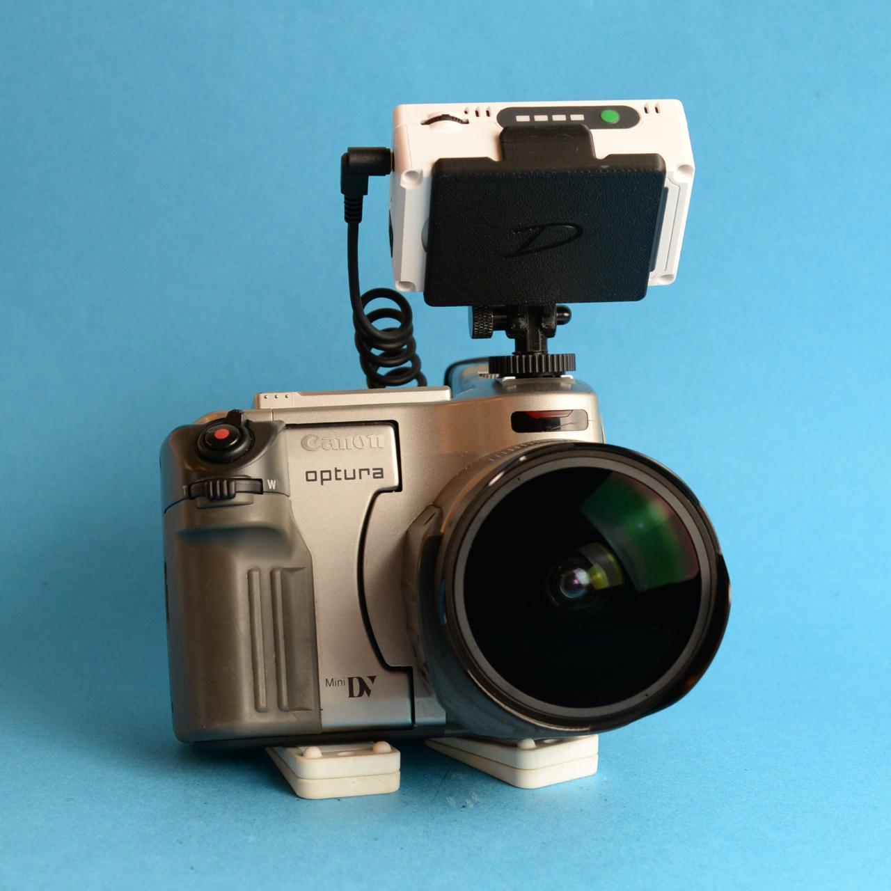 Canon Optura Tapeless Camcorder Setup Fisheye Lens | Camcorder | Tested & Working | Silver