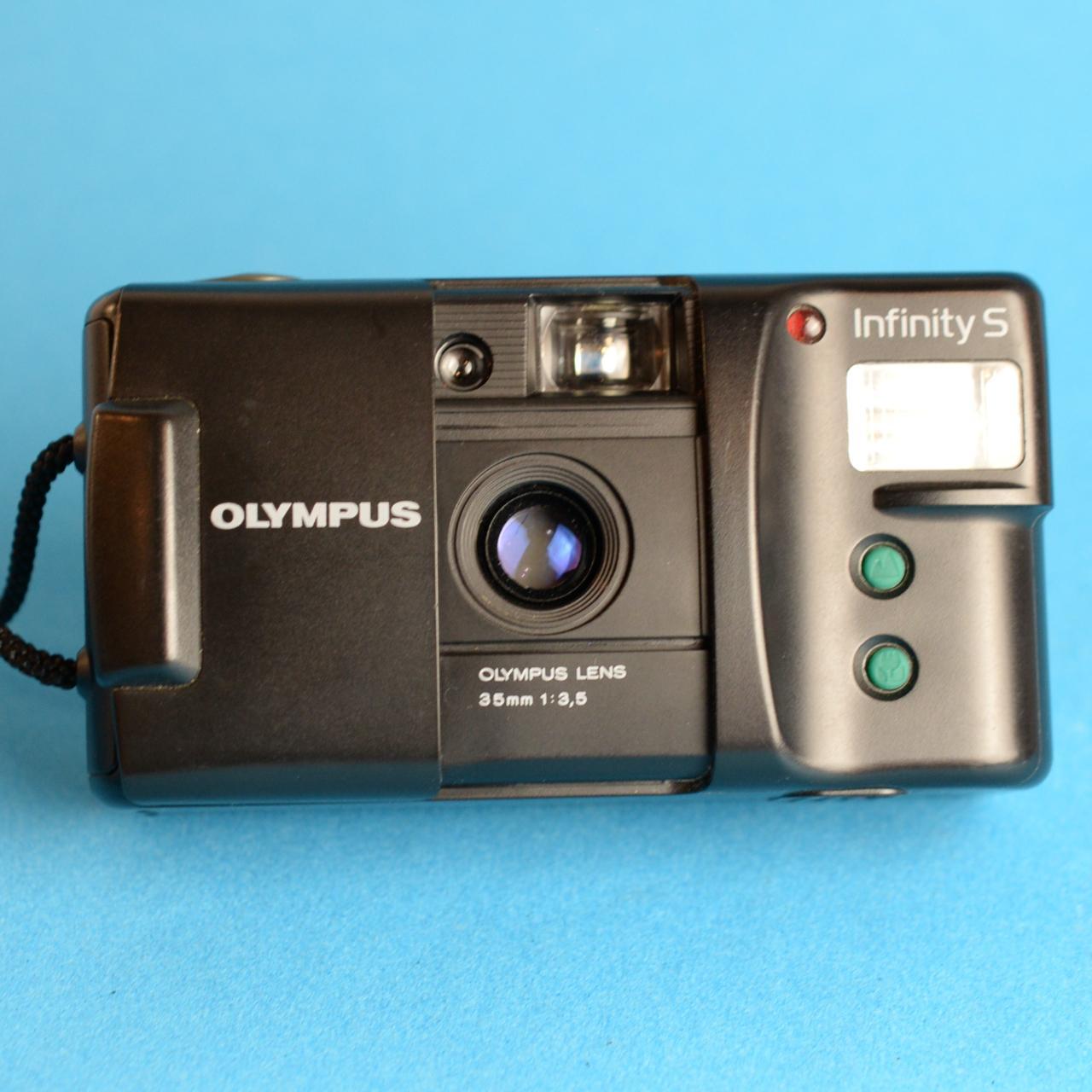 Olympus Infinity S | 35mm Film Camera | Tested & Working w/Warranty | Black