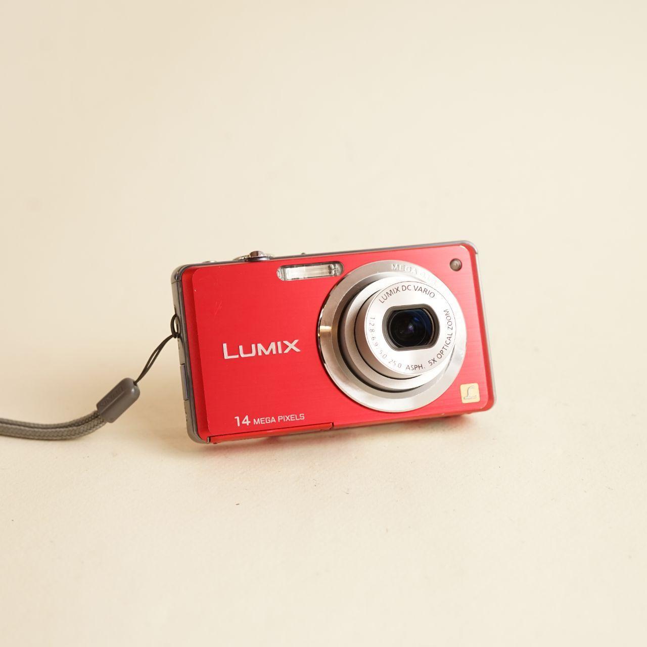 Panasonic Lumix DMC-FH3 Digital Camera | 14.1MP | Tested & Working | Red