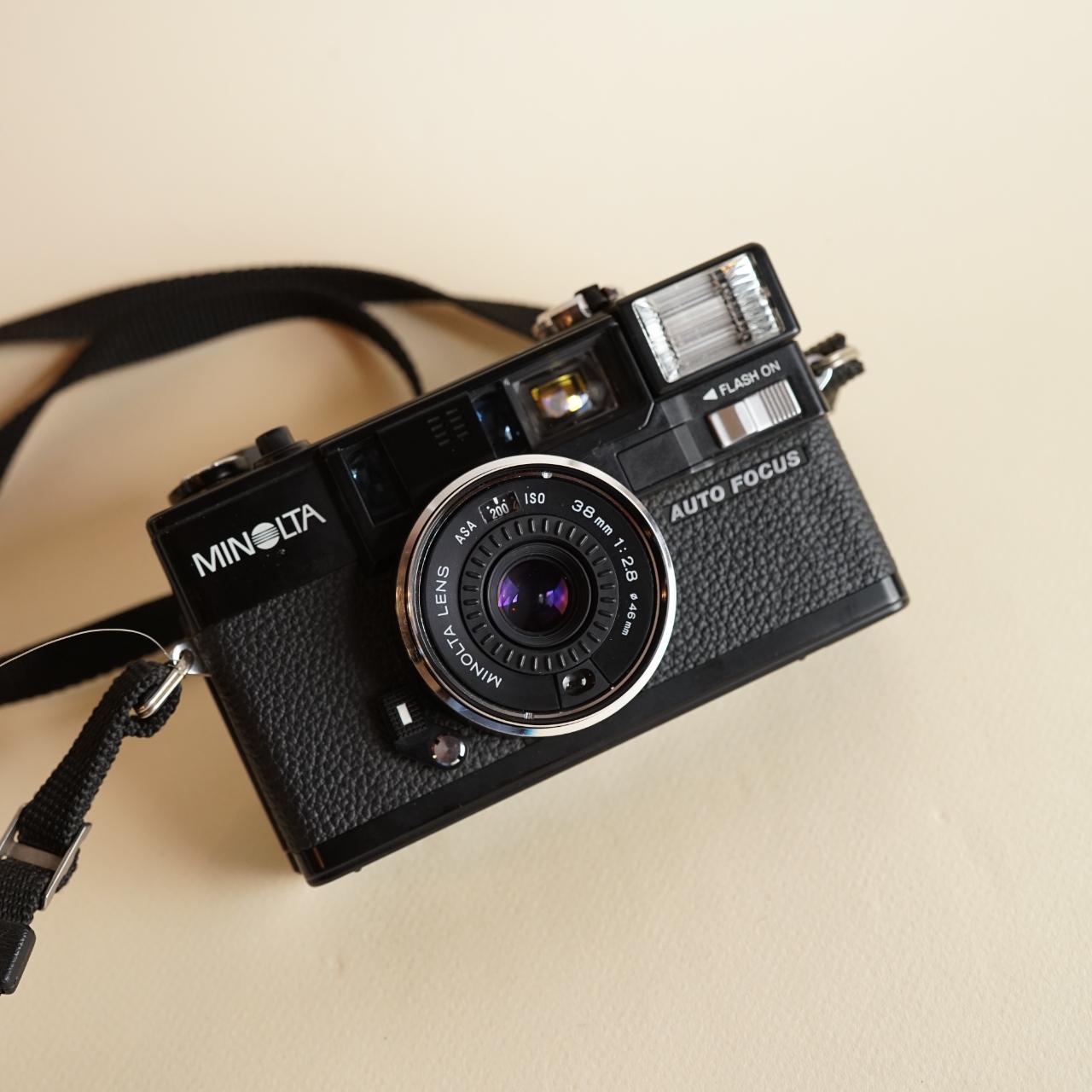 Minolta HI-Matic AF2 | 35mm Film Camera | Tested & Working | Black