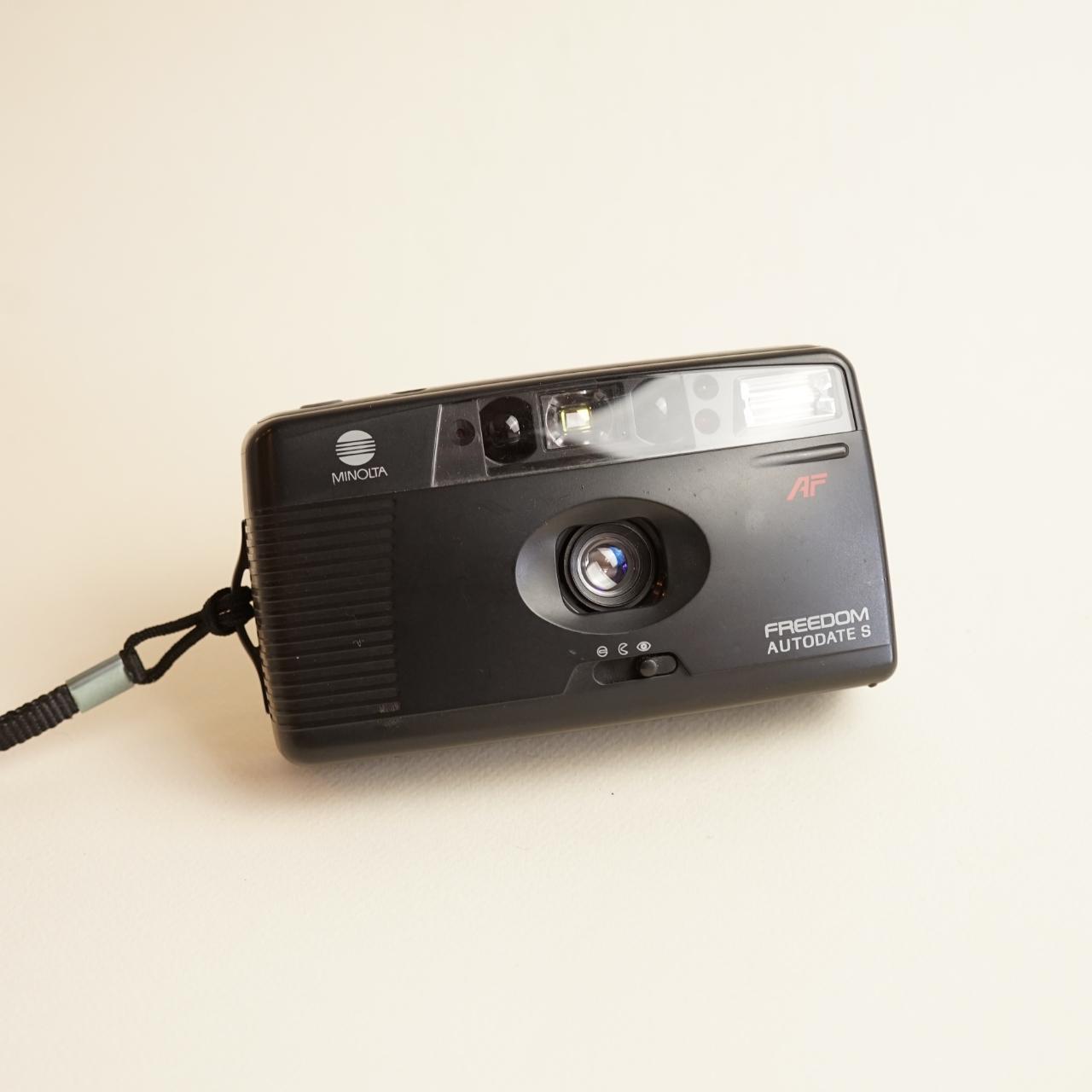 Minolta Freedom Autodate S Film Camera | 35mm Point & Shoot | Tested & Working | Black