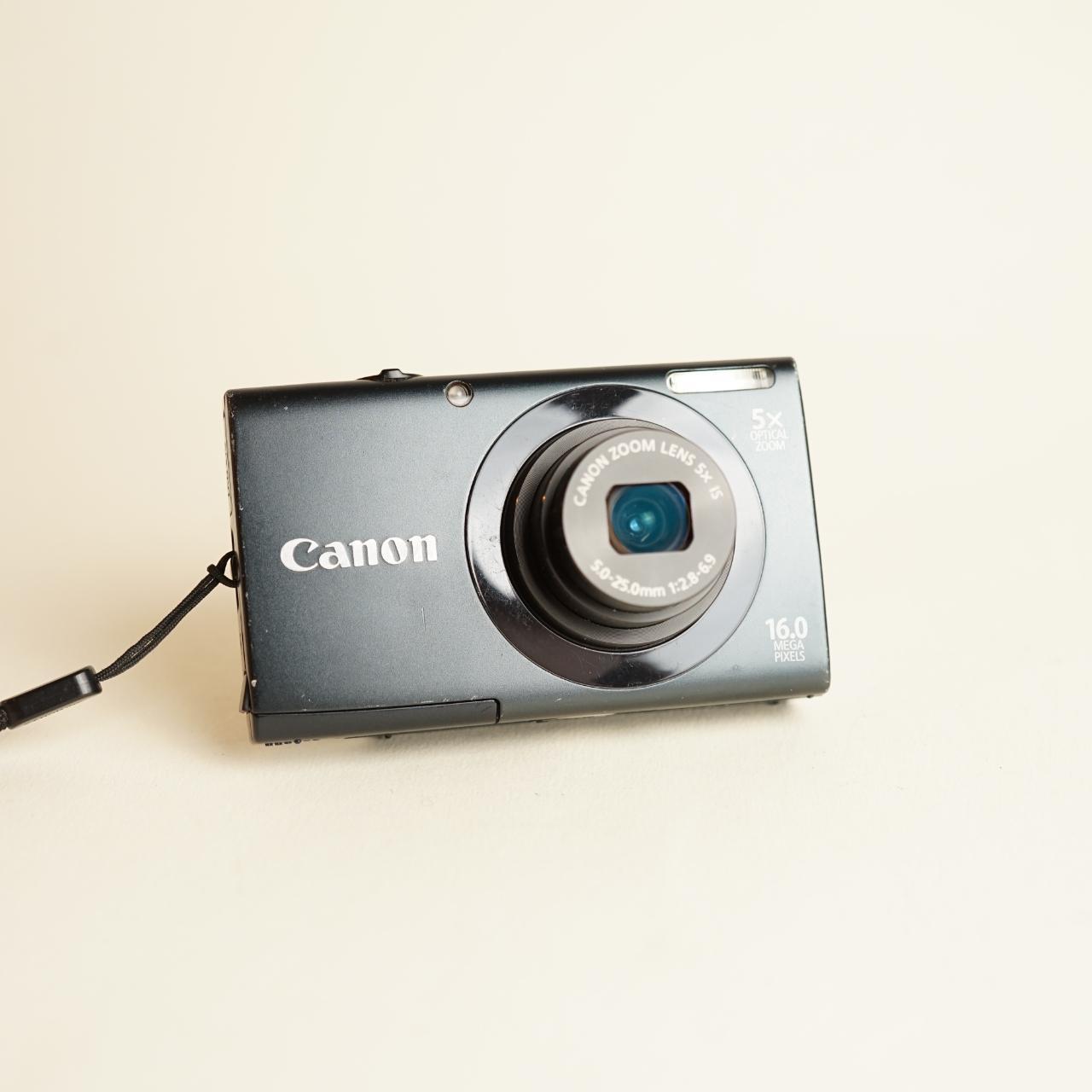 Canon PowerShot A3400 Digital Camera | 16MP | Tested & Working | Black