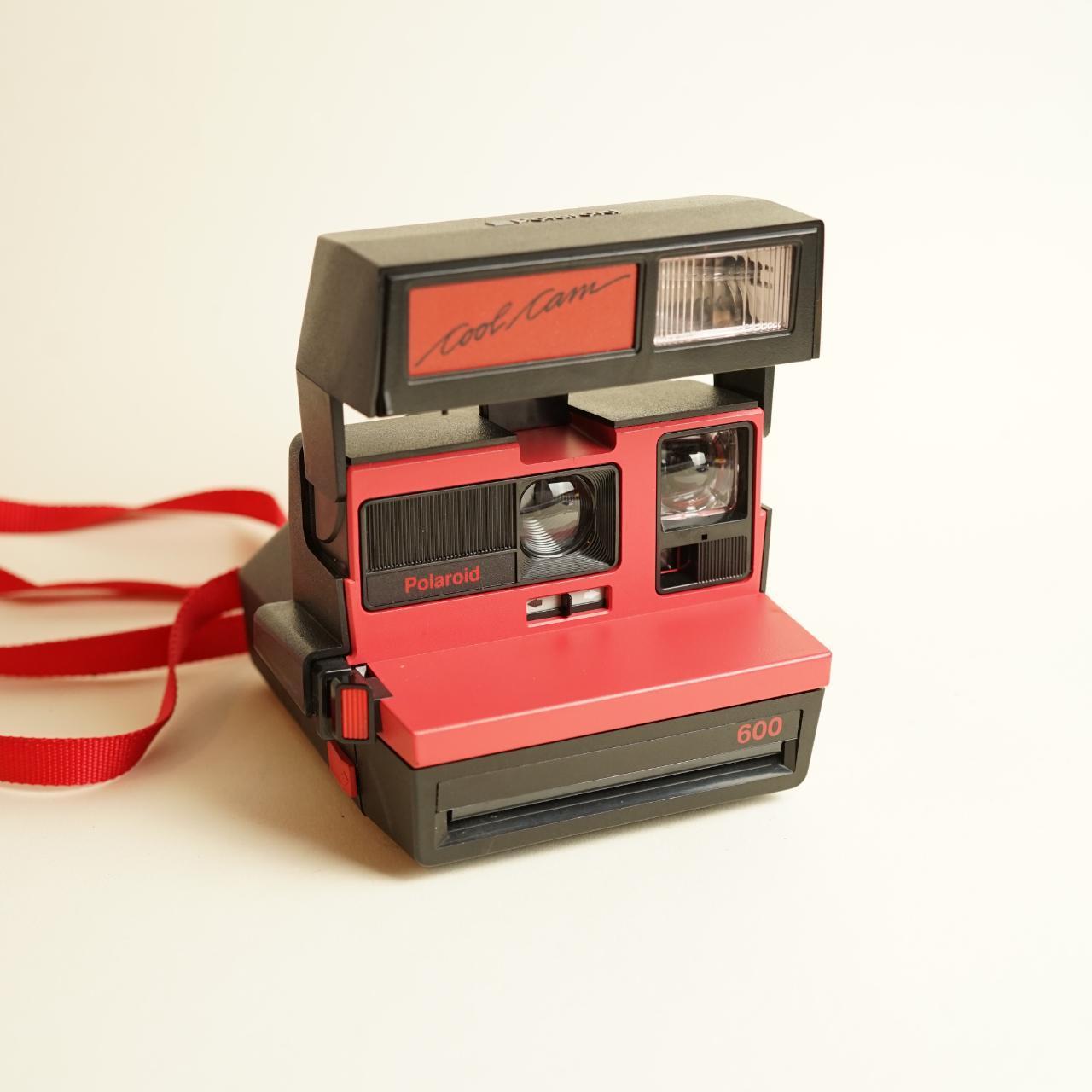 Polaroid Cool Cam Instant Film Camera | Tested & Working | Black & Red