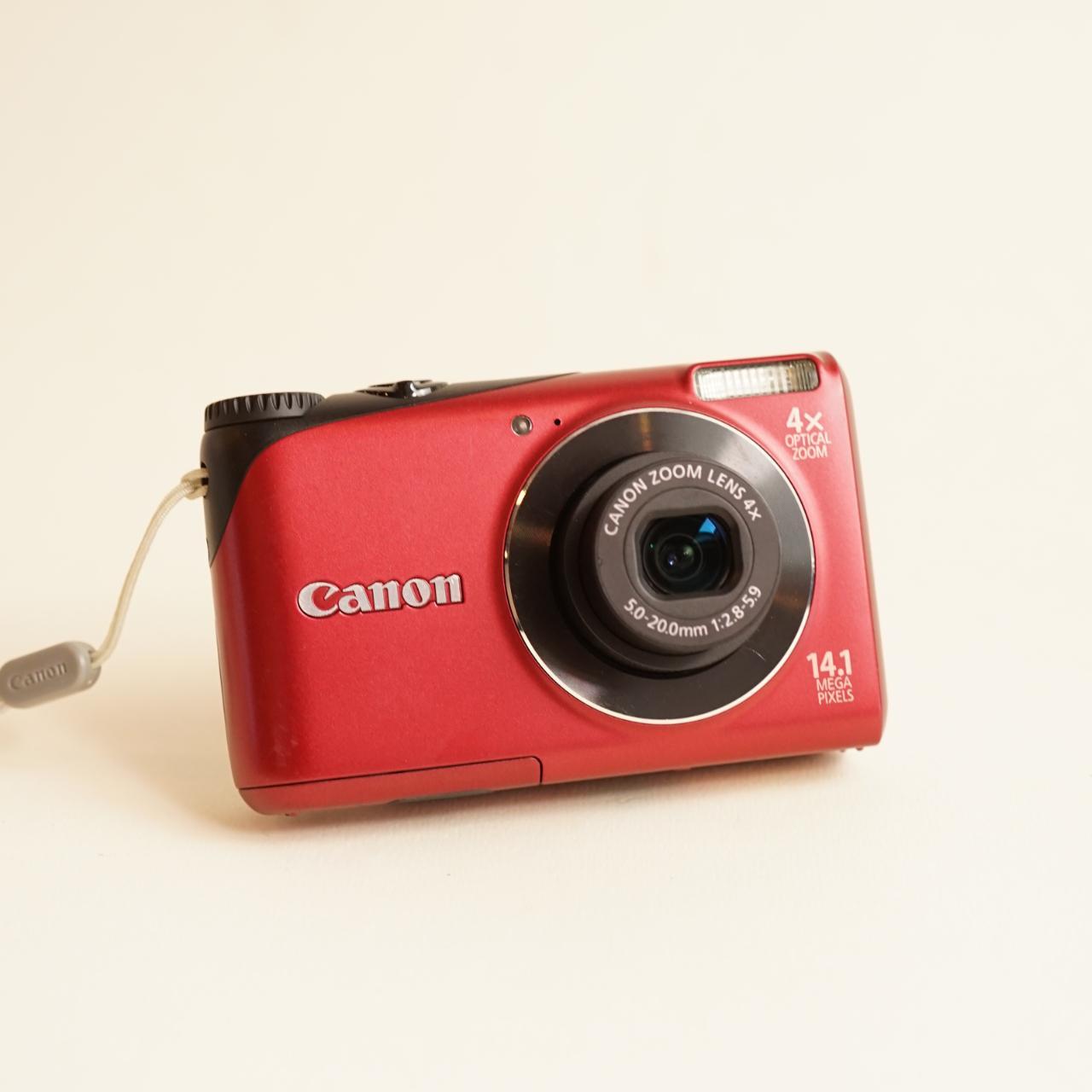 Canon PowerShot A2200 Digital Camera | 14MP | Tested & Working | Red