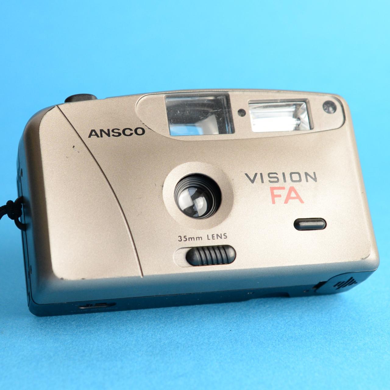 ANSCO Vison FA | 35mm Film Camera | Point and Shoot | Silver